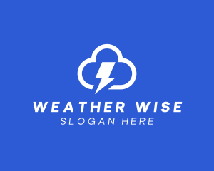 Storm Weather Forecast logo design