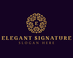 Decorative Luxury Ornament logo design