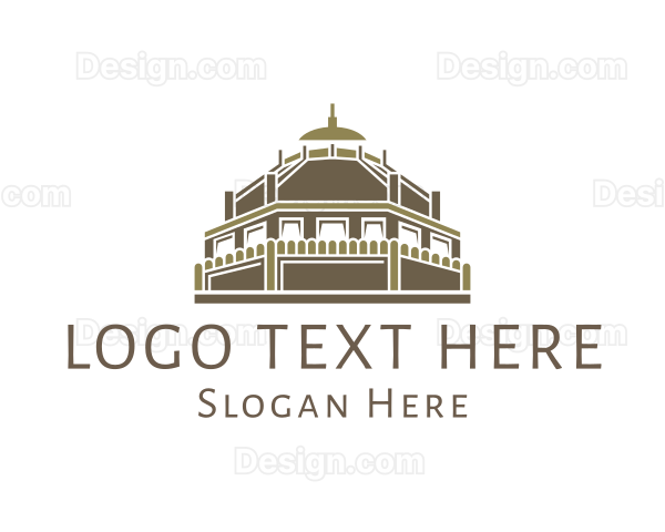 Ancient Basilica Temple Logo