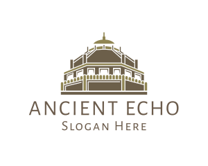 Ancient Basilica Temple  logo design