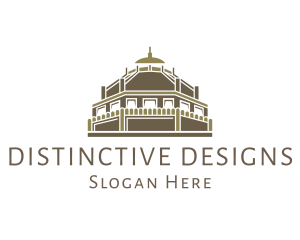 Ancient Basilica Temple  logo design