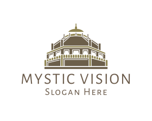 Ancient Basilica Temple  logo design