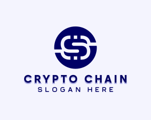 Crypto Dollar Fintech logo design