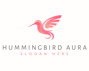 Minimalist Hummingbird Cosmetics logo