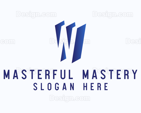 Professional Web Media Letter W Logo