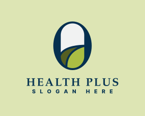 Organic Pill Letter O logo design