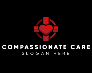 Cross Heart Healthcare logo design