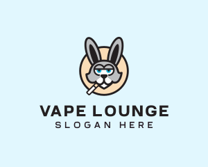 Smoking Cigarette Rabbit logo