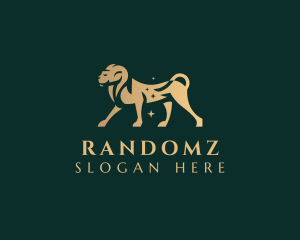Elegant Gold Lion Logo