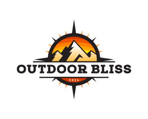 Compass Mountain Outdoor  logo design