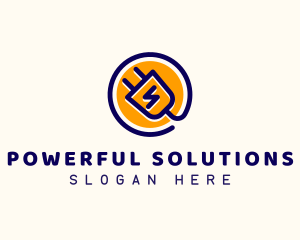 Electric Power Plug logo design