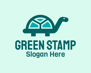 Green Turtle  Window logo design