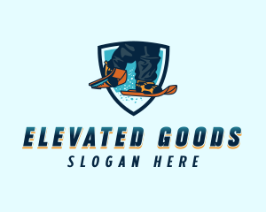 Adventure Skiing Activewear logo design