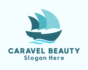 Caravel Boat Sailing logo