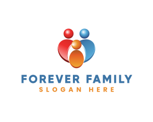 Family  Community Heart, logo design