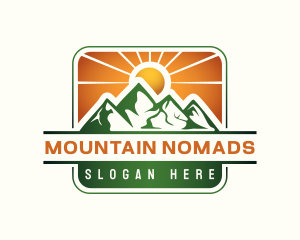 Mountain Alpine Trekking logo design