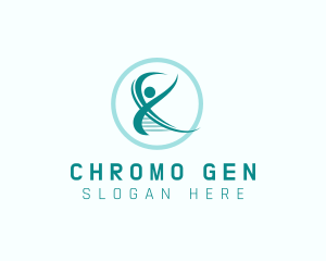 Human DNA Research logo design