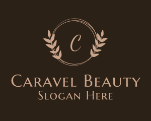 Elegant Feminine Wreath logo design