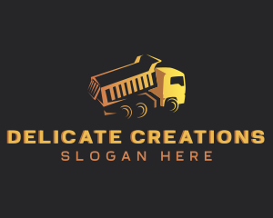 Construction Dump Truck Logo