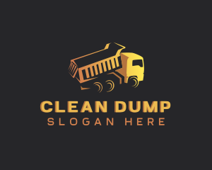 Construction Dump Truck logo design