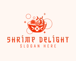 Culinary Shrimp Bowl logo design