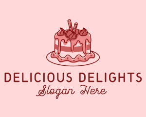 Delicious Sweet Cake logo design