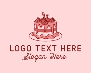 Sugar - Delicious Sweet Cake logo design