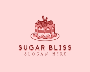 Delicious Sweet Cake logo design