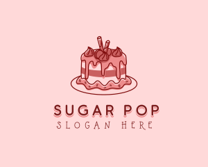 Delicious Sweet Cake logo design