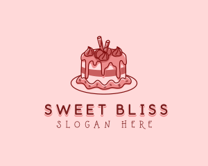 Delicious Sweet Cake logo design