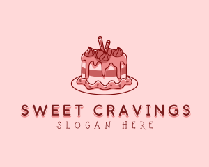 Delicious Sweet Cake logo design