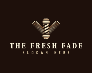 Haircutter Comb Barber logo design