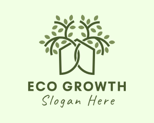 Greenhouse Tree Plant logo