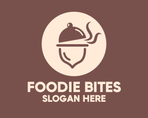 Cloche Acorn Food logo design