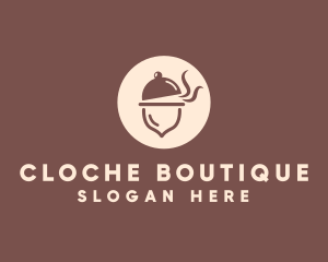 Cloche Acorn Food logo design