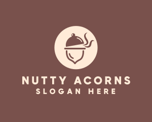 Cloche Acorn Food logo design