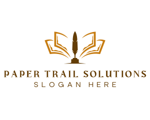 Feather Paper Publishing logo design