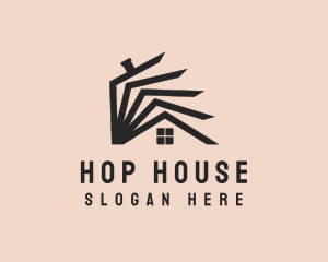 Roofing House Repair logo design