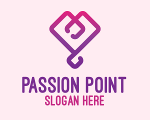 Modern Gradient Heart logo