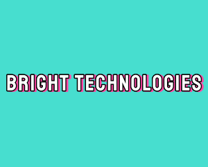 Cool Bright Text logo