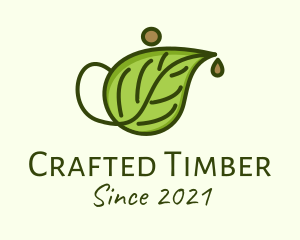 Herbal Tea Teapot  logo design