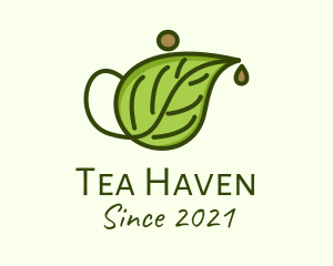 Herbal Tea Teapot  logo design