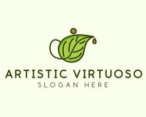 Herbal Tea Teapot  logo design