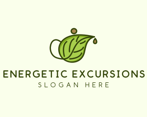 Herbal Tea Teapot  logo design