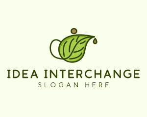 Herbal Tea Teapot  logo design