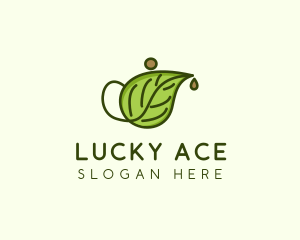 Herbal Tea Teapot  logo design