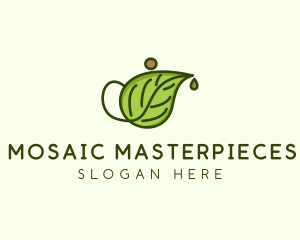 Herbal Tea Teapot  logo design