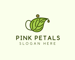 Herbal Tea Teapot  logo design