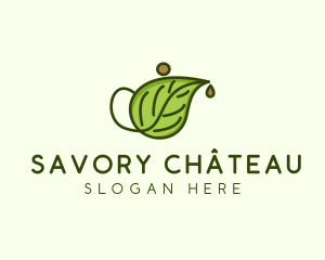 Herbal Tea Teapot  logo design