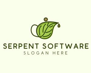 Herbal Tea Teapot  logo design